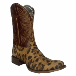 Caborca Silver® Ladies Chita Miel & Brown Square Toe Boots SL-MEA089