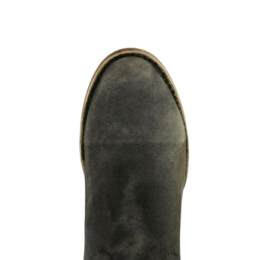 Corral Boots Corral Ladies Grey Lambskin Leather Zip-Up Shortie Booties C3089 4 Corral Boots Corral Ladies Grey Lambskin Leather Zip-Up Shortie Booties C3089 - Image 2