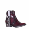 Circle G By Corral Ladies Wine Star, Fringe & Studs Ankle Bootie Q0182 -Ariat Store Myproject 2023 04 18T091430.553