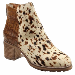 Diba True Ladies Kam Den Tan Cow Ankle Boots 69210