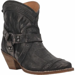 Dingo Ladies Black Gummy Bear Western Bootie DI747-BK