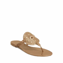 Jack Roger Ladies Slip On Georgica Jelly Gold Sandals 1213SS0010710-GLD