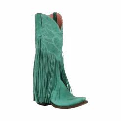 Junk Gypsy By Lane Ladies Dreamer Turquoise Fringe Boots JG0004D