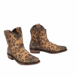 Liberty Black Ladies Cheetah Miel Boot LB-711330