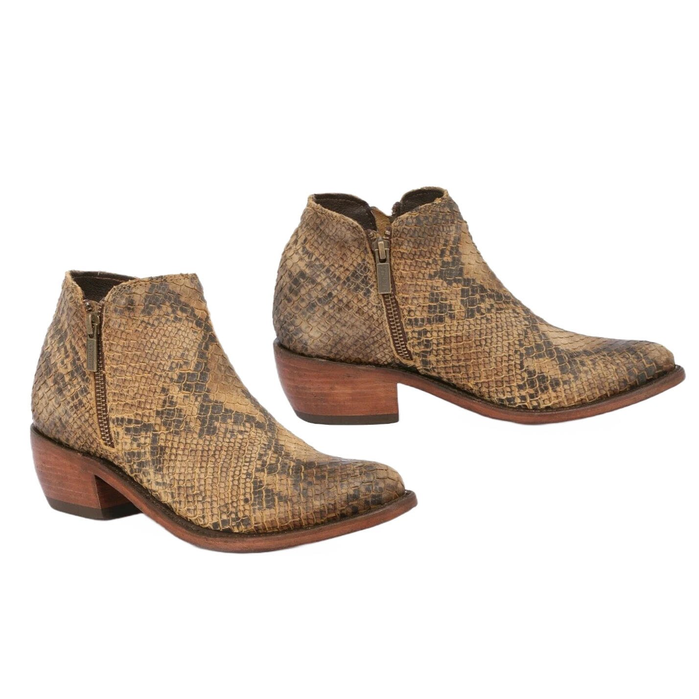 Liberty Black Ladies Python Fileteado Miel Boots LB-711137 4 Liberty Black Ladies Python Fileteado Miel Boots LB-711137 - Image 2