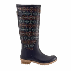 Pendleton® Ladies Diamond Peak Navy Tall Rubber Boots PW2264-410