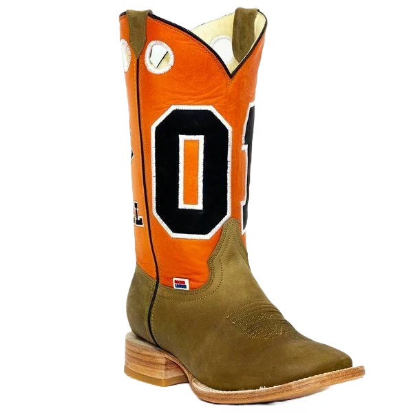 RockinLeather Ladies Orange "Just A Good Ol' Girl" Boots 2165 3 RockinLeather Ladies Orange "Just A Good Ol' Girl" Boots 2165