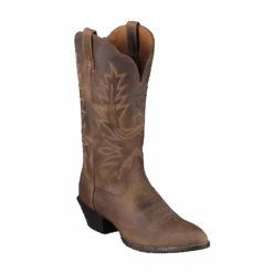 Ariat Ladies Heritage Western R Toe Boot – Distressed Brown 10001021