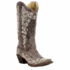 Corral Boots Corral Ladies Lisa Snip Distressed Brown Bone Embroidery Boots A1094 -Ariat Store Myproject 2023 04 25T085223.517