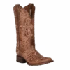 Circle G By Corral Ladies Embroidered Honey Brown Boots L5795