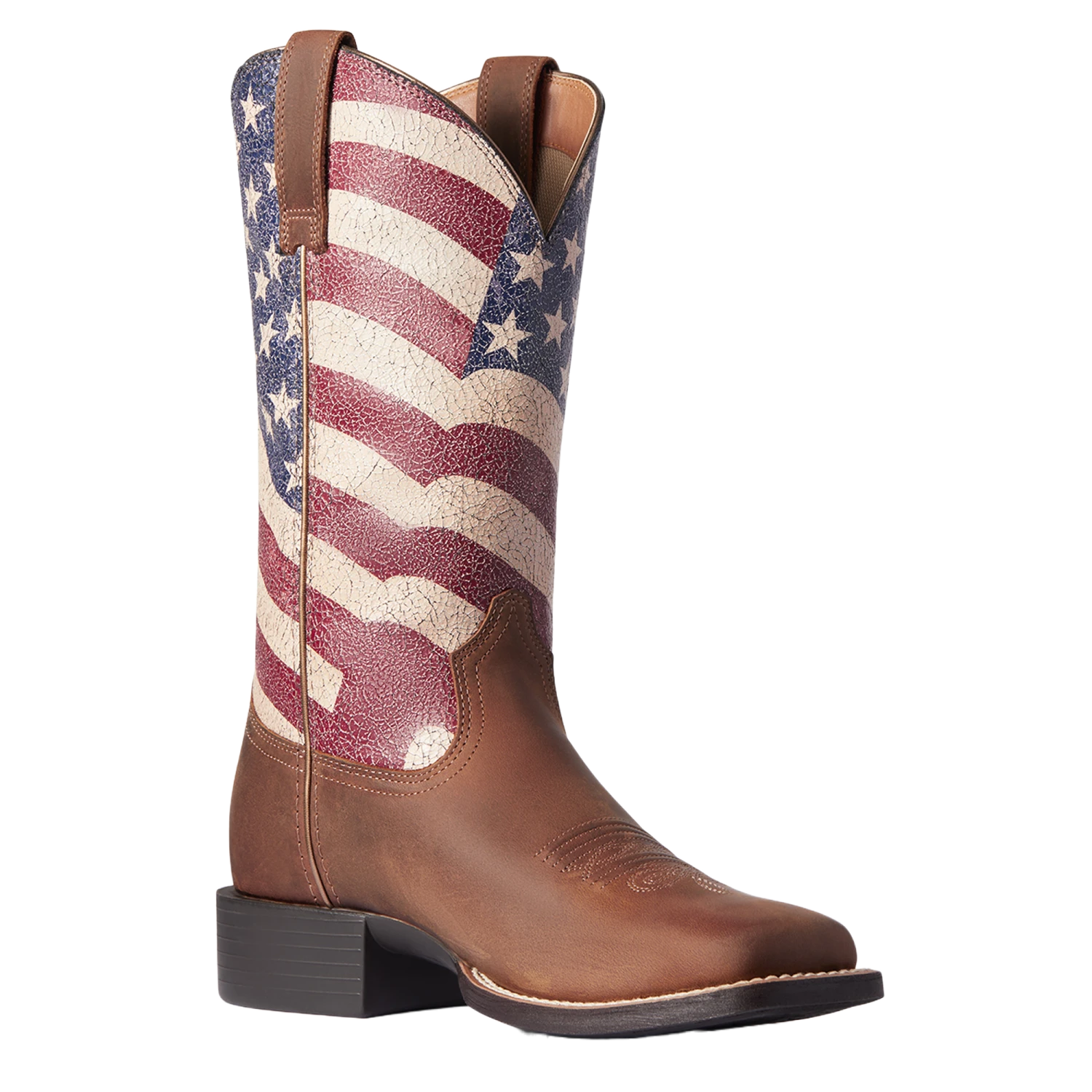 Ariat Ladies Round Up Patriot Stars & Stripes Western Boots 10038397 3 Ariat Ladies Round Up Patriot Stars & Stripes Western Boots 10038397