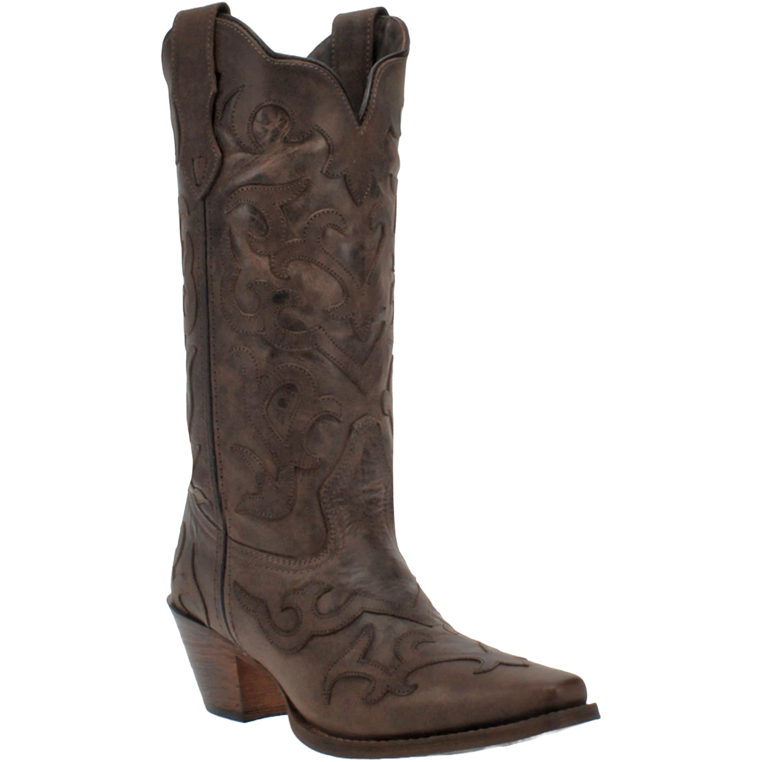 Laredo Ladies Colbie Chocolate Western Boots 52344 3 Laredo Ladies Colbie Chocolate Western Boots 52344