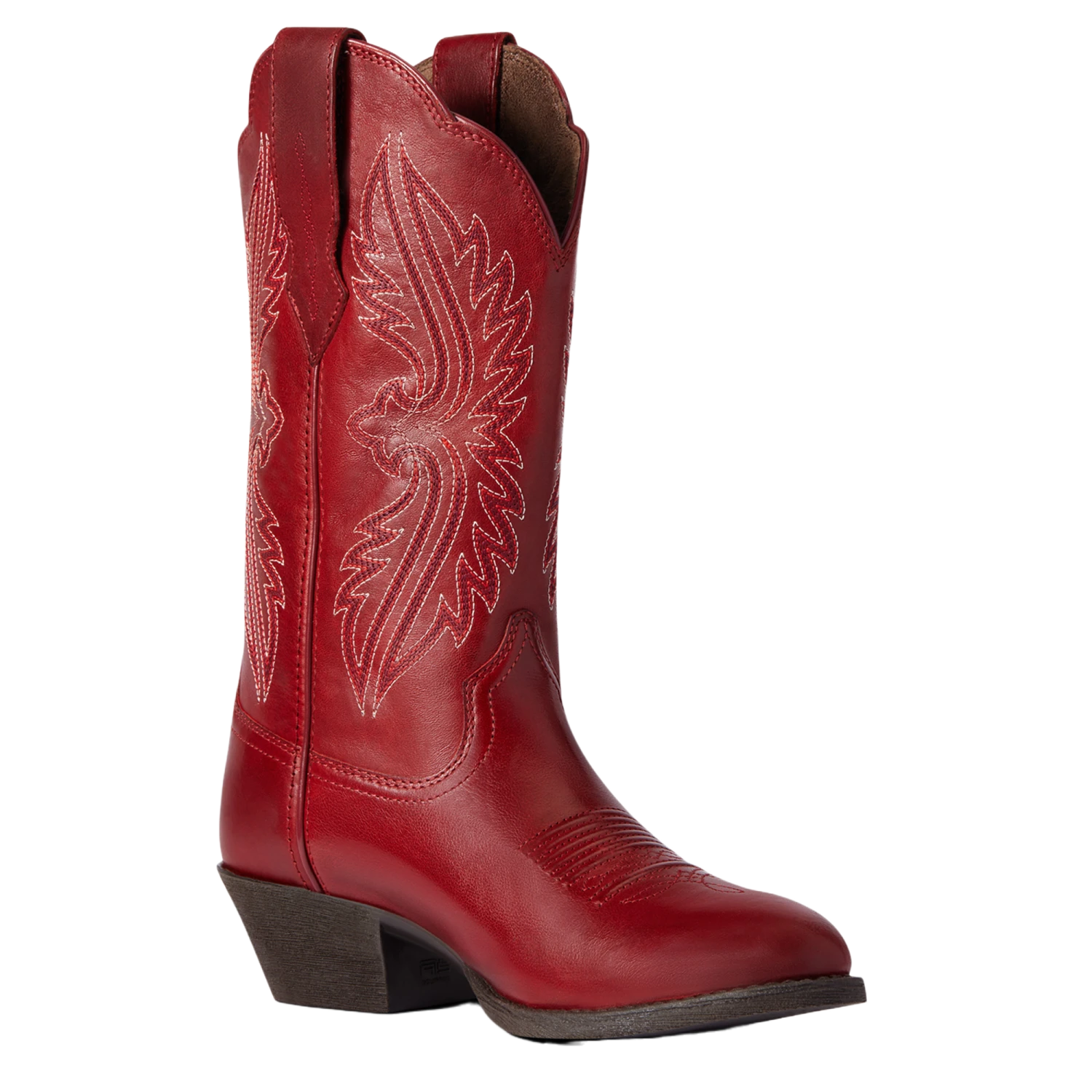 Ariat Ladies Heritage R Toe Rosy Red StretchFit Western Boots 10038433 3 Ariat Ladies Heritage R Toe Rosy Red StretchFit Western Boots 10038433