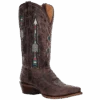 Roper Ladies Brown Embroidered Arrow Underlay Boots 09-021-8126-1426