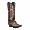 Corral Boots Corral Ladies Embroidery With Black & Gold Inlay Western Boots C3814 -Ariat Store Myproject 2023 04 26T105609.303