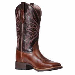 Ariat® Ladies Edgewood Dark Luggage Square Toe Boots 10040350