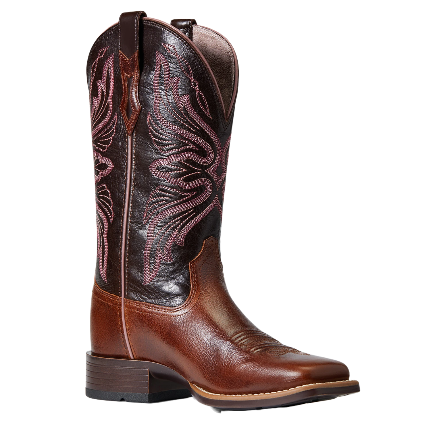 Ariat® Ladies Edgewood Dark Luggage Square Toe Boots 10040350 3 Ariat® Ladies Edgewood Dark Luggage Square Toe Boots 10040350
