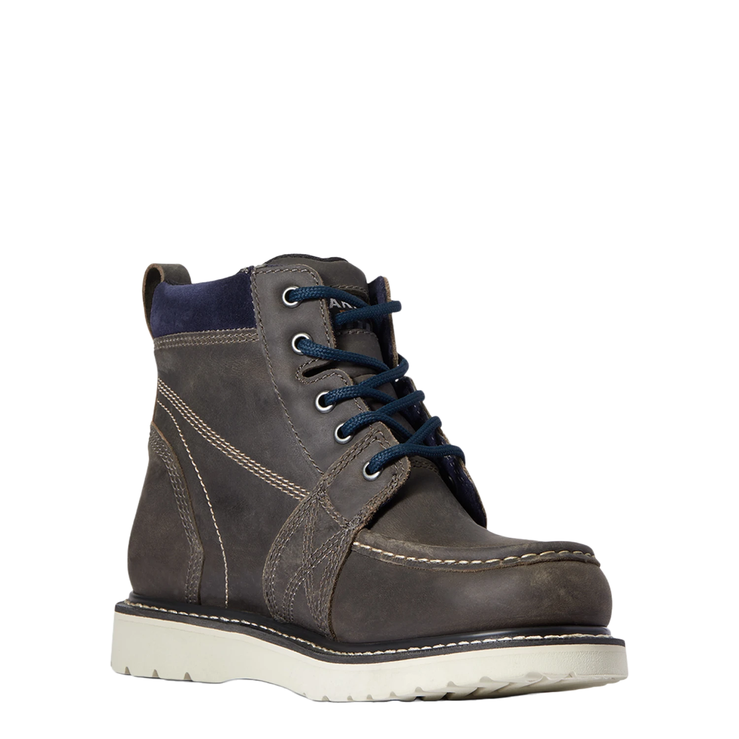 Ariat® Ladies Rebar™ Wedge Moc Toe Steel Grey Work Boots 10035770 3 Ariat® Ladies Rebar™ Wedge Moc Toe Steel Grey Work Boots 10035770