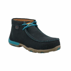 Twisted X Ladies Nano Chukka Dark Teal Driving Moc Shoe WDMNT01