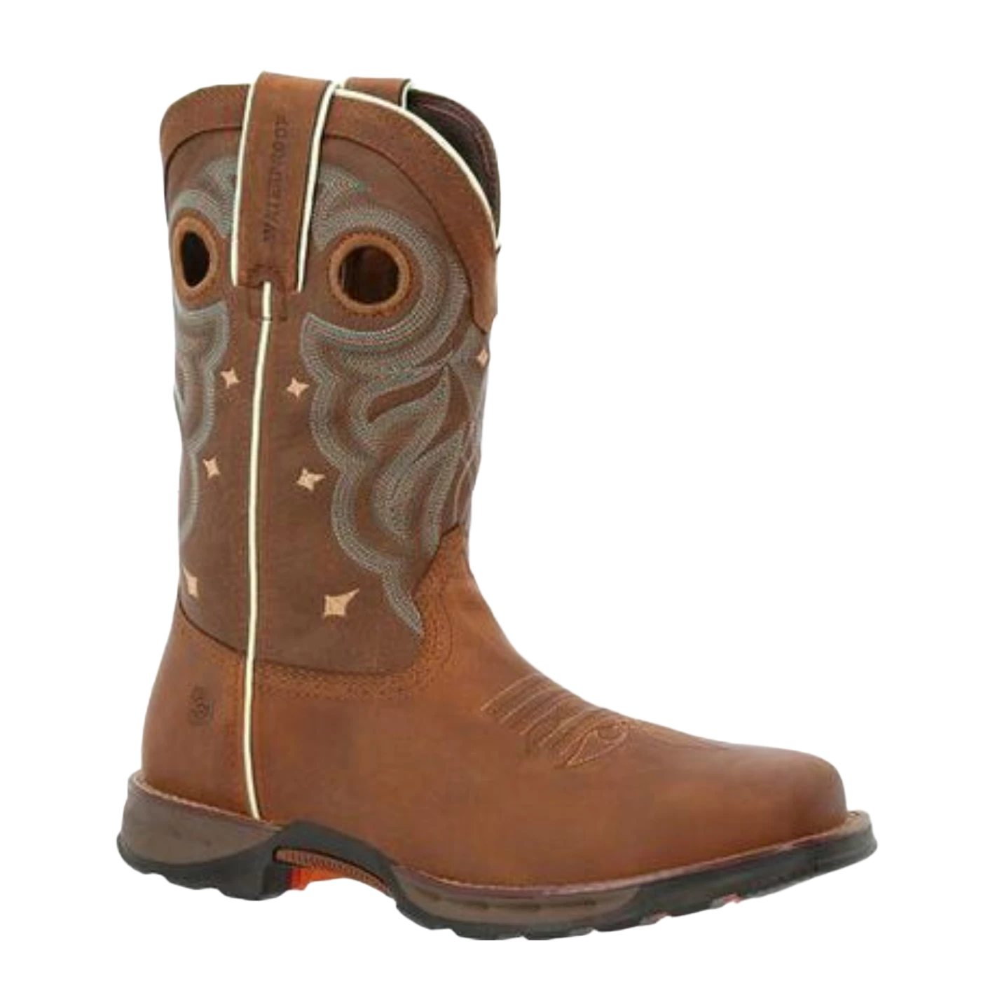 Durango® Maverick™ Ladies 10" Western Rugged Tan Steel Toe Boot DRD0416 3 Durango® Maverick™ Ladies 10" Western Rugged Tan Steel Toe Boot DRD0416