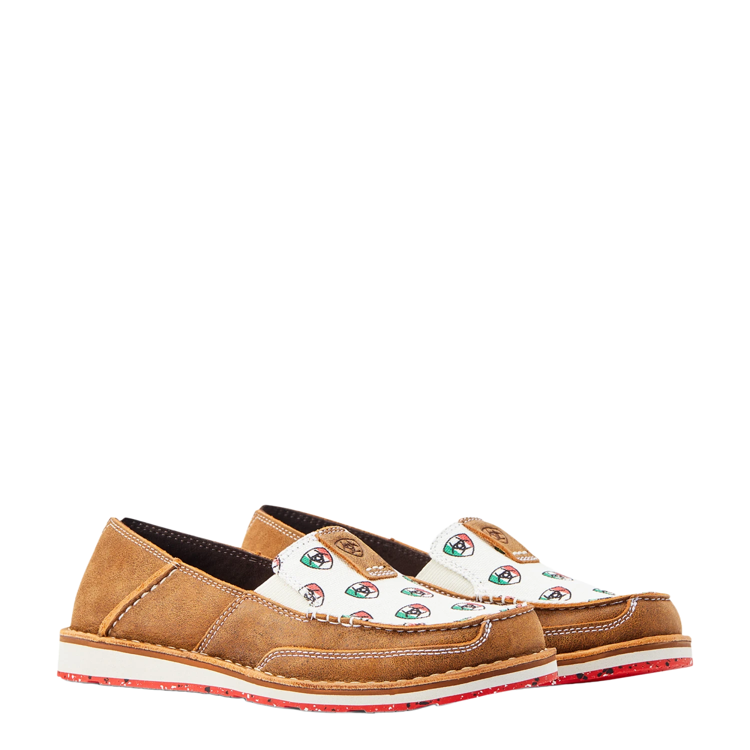 Ariat® Ladies Mexico Graphic Caramel Brown Cruiser Shoe 10044527 5 Ariat® Ladies Mexico Graphic Caramel Brown Cruiser Shoe 10044527 - Image 3