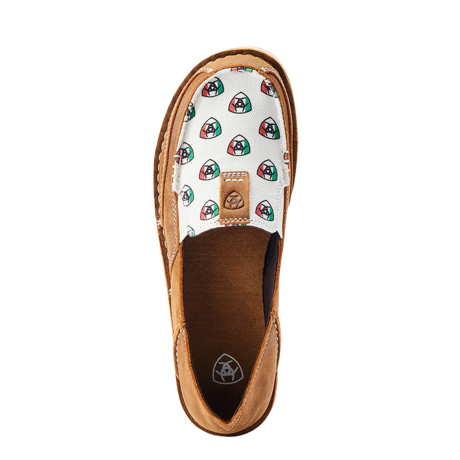 Ariat® Ladies Mexico Graphic Caramel Brown Cruiser Shoe 10044527 4 Ariat® Ladies Mexico Graphic Caramel Brown Cruiser Shoe 10044527 - Image 2