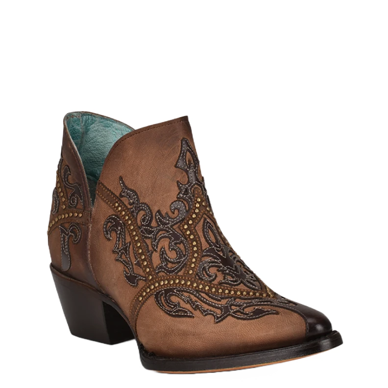 Corral Boots Corral® Ladies Orix Studded & Overlay Pointed Toe Booties C3839 3 Corral Boots Corral® Ladies Orix Studded & Overlay Pointed Toe Booties C3839
