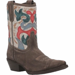 Dan Post® Ladies Jenna Leather Western Design Snip Toe Bootie 52406