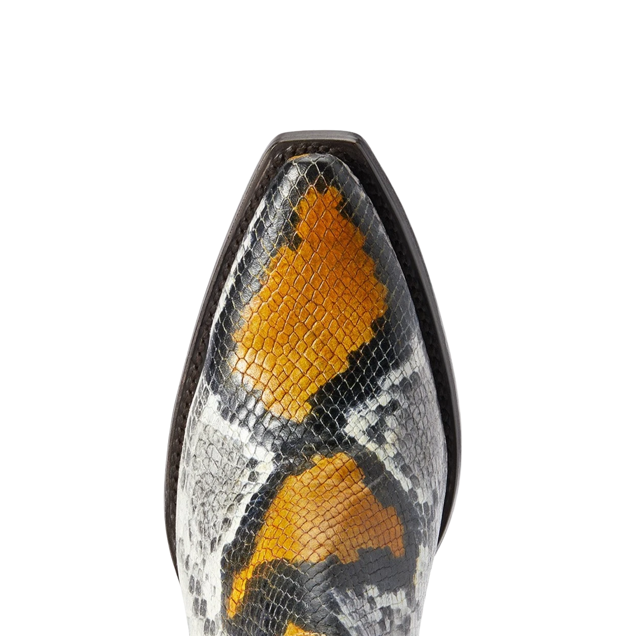 Ariat Ladies Jolene Yellow Snake Snip Toe Boots 10042428 4 Ariat Ladies Jolene Yellow Snake Snip Toe Boots 10042428 - Image 2