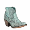 Corral Boots Corral Ladies Full Python Turquoise Round Toe Booties A4323 -Ariat Store Myproject 2023 05 05T132937.451