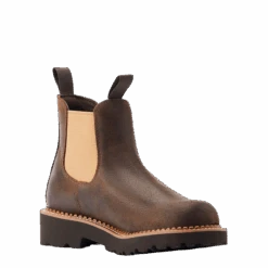 Ariat® Ladies Fatbaby Twin Gore Worn Hickory Western Boots 10044409