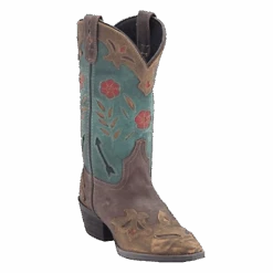 Laredo Ladies Miss Kate Brown And Teal Boots 52138