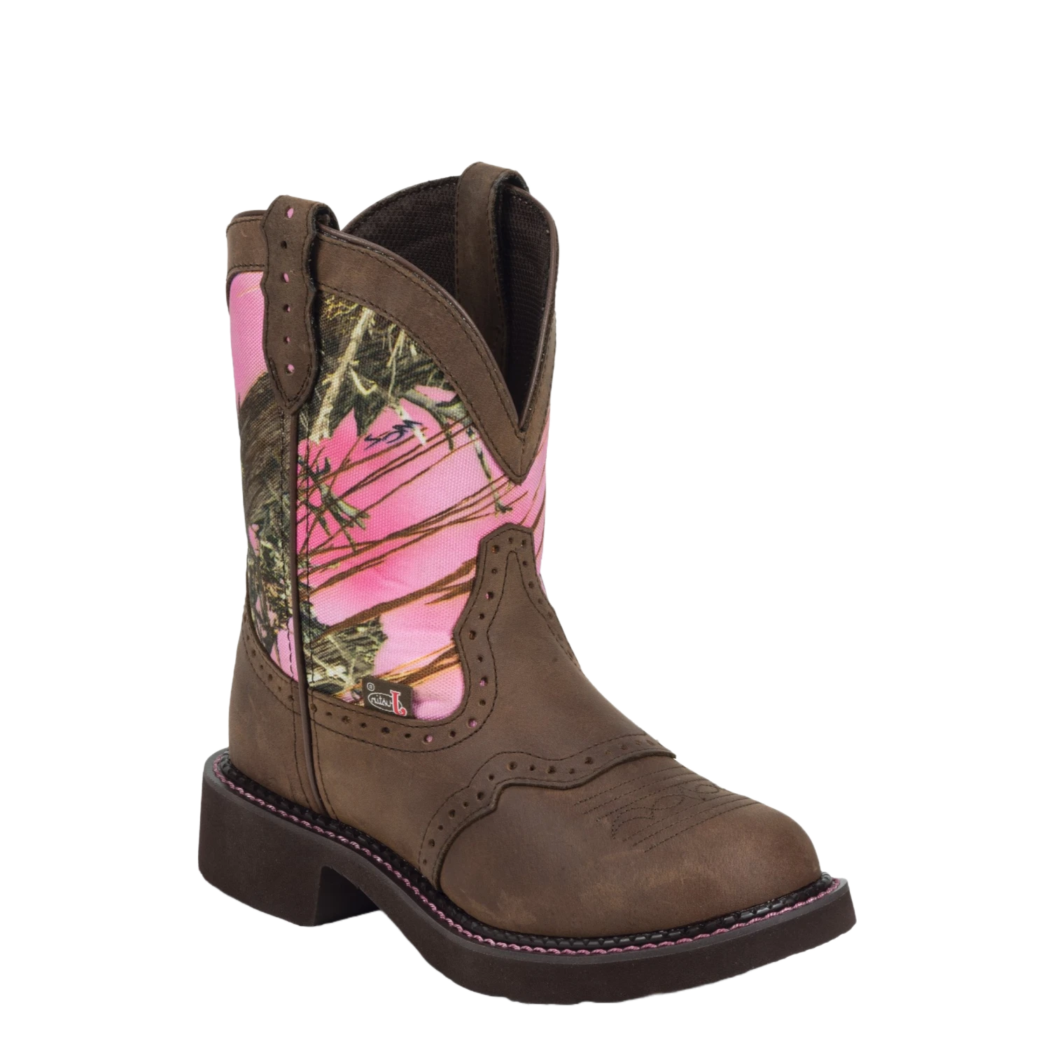 Justin Ladies Gypsy Aged Bark Pink Camo Boots L9610 3 Justin Ladies Gypsy Aged Bark Pink Camo Boots L9610