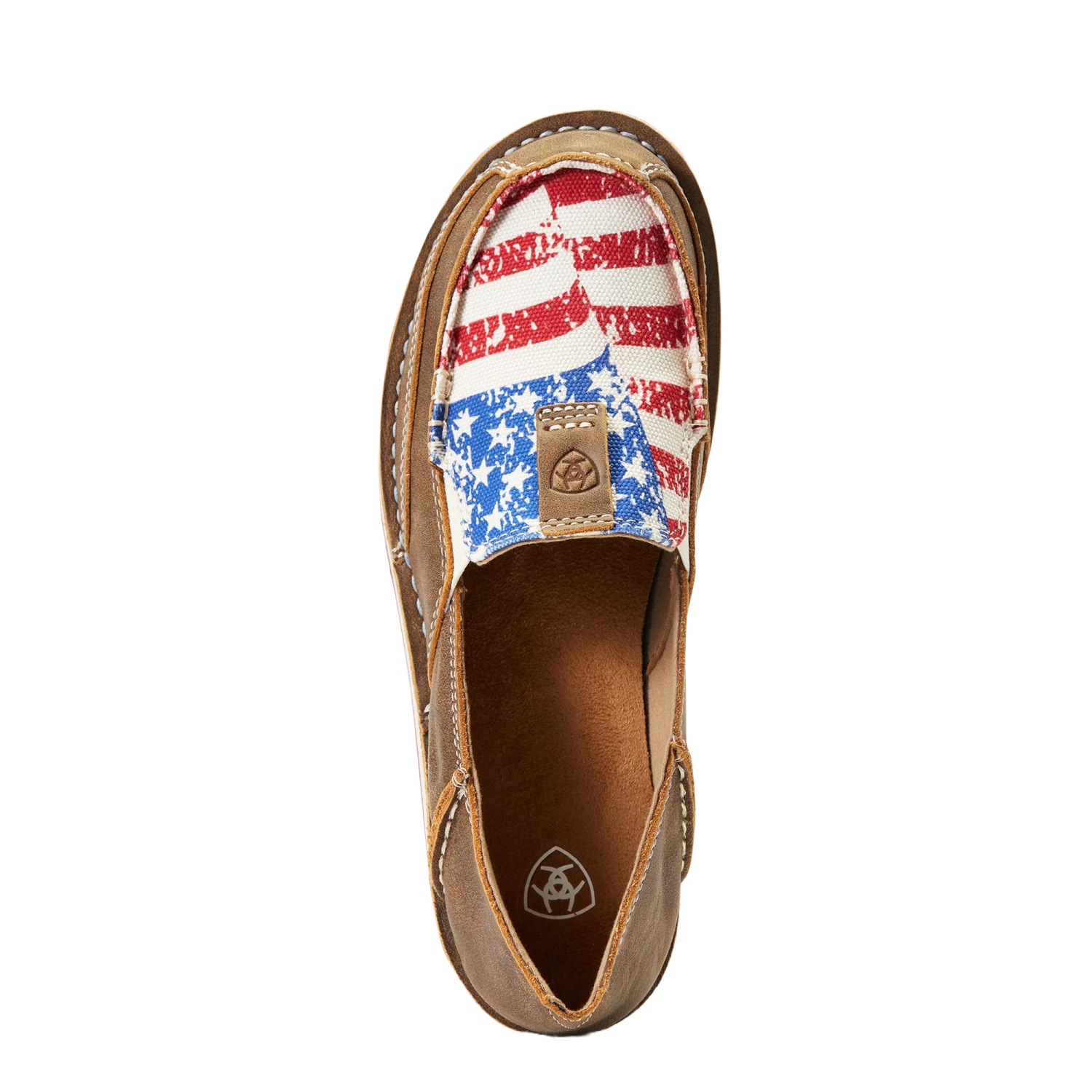 Ariat® Ladies Brown & Distressed Flag Cruiser Shoes 10040359 4 Ariat® Ladies Brown & Distressed Flag Cruiser Shoes 10040359 - Image 2