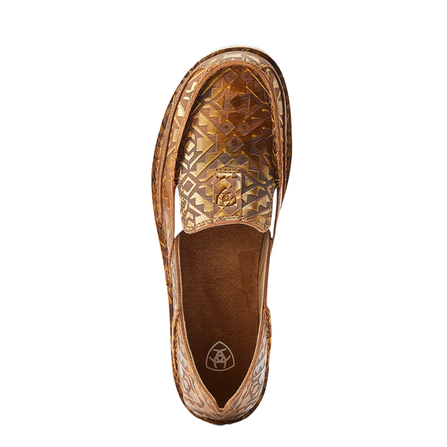 Ariat® Ladies Cruiser Copper Blanket Embossed Slip On Shoes 10044534 4 Ariat® Ladies Cruiser Copper Blanket Embossed Slip On Shoes 10044534 - Image 2