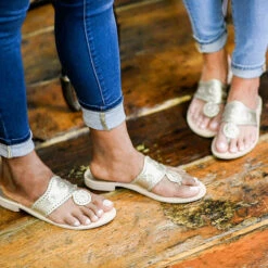 Jack Roger Ladies Slip On Platinum Sandals 1219SN0001042PLTNM -Ariat Store ON FOOT 2 800x 5cd4bfb9 bc3e 49ff 80cb 22fce1b36c9a