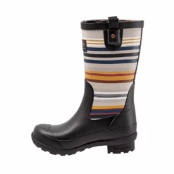 Pendleton® Ladies Bridger Stripe Black Mid Rain Boots PW2280-001 -Ariat Store PW2280 001 2