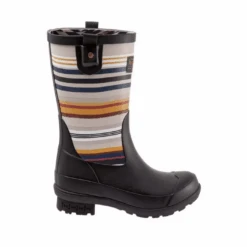 Pendleton® Ladies Bridger Stripe Black Mid Rain Boots PW2280-001 -Ariat Store PW2280 001