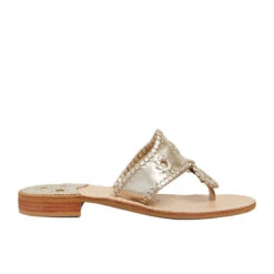 Jack Roger Ladies Slip On Platinum Sandals 1219SN0001042PLTNM -Ariat Store Plaatinum side