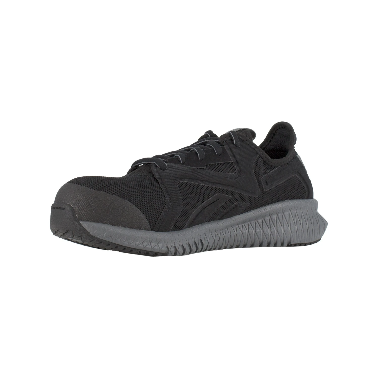 Reebok Ladies Flexagon 3.0 Composite Toe Black Athletic Work Shoes RB464 7 Reebok Ladies Flexagon 3.0 Composite Toe Black Athletic Work Shoes RB464 - Image 5