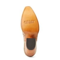 Ariat® Ladies Dixon Studs Old West Tan Snip Toe Booties 10038382 -Ariat Store S22 WMS WEST 10038382 sole