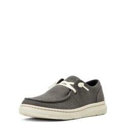 Ariat Ladies Hilo Washed Black Slip On Shoes 10040309 10 Ariat Ladies Hilo Washed Black Slip On Shoes 10040309 -Ariat Store S22 WMS WEST 10040309 3 4 front 1