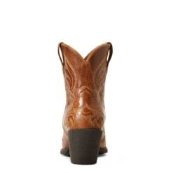 Ariat® Ladies Chandler Western Tangled Tan Snip Toe Booties 10040340 -Ariat Store S22 WMS WEST 10040340 heel