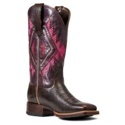 Ariat Ladies Sienna VentTEK 360 Dark Brown Western Boots 10040378 -Ariat Store S22 WMS WEST 10040378 medial