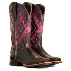 Ariat Ladies Sienna VentTEK 360 Dark Brown Western Boots 10040378 -Ariat Store S22 WMS WEST 10040378 pair