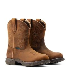 Ariat® Ladies Anthem H2O Round Toe Glazed Brown Boots 10044411 -Ariat Store S23 WMS WEST 10044411 pair