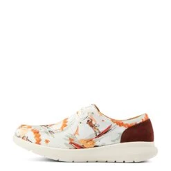 Ariat® Ladies Hilo Aloha Surfing Longhorn Print White Shoes 10044521 -Ariat Store S23 WMS WEST 10044521 side