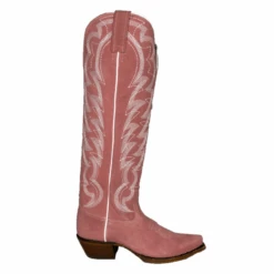Caborca Silver® Tennessee Whiskey Gamuza Rosa Snip Toe Boots SLMAF056 -Ariat Store SLMAF056 1