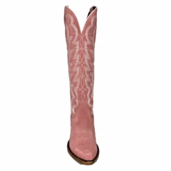 Caborca Silver® Tennessee Whiskey Gamuza Rosa Snip Toe Boots SLMAF056 -Ariat Store SLMAF056 2