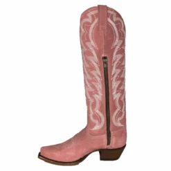 Caborca Silver® Tennessee Whiskey Gamuza Rosa Snip Toe Boots SLMAF056 -Ariat Store SLMAF056 3